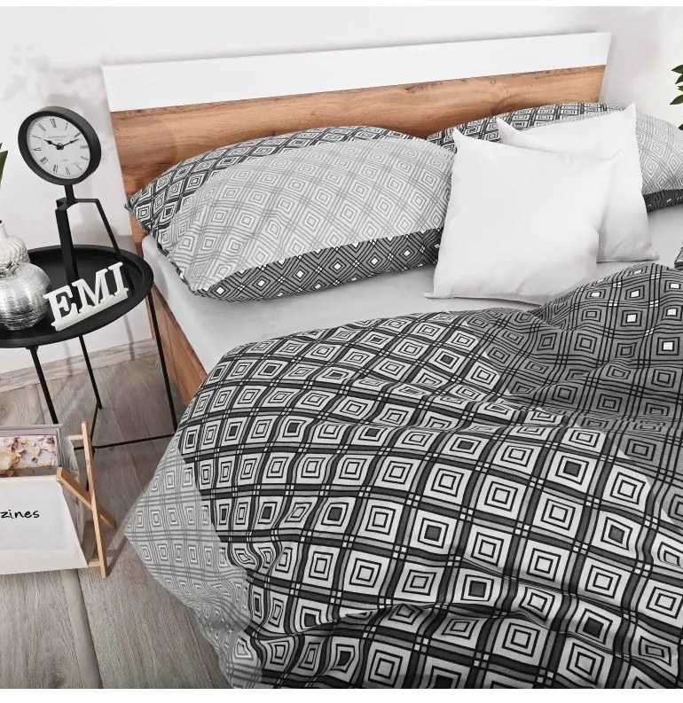 Flanelové obliečky Rainer EMI, Štandardný set jednolôžko obsahuje 1x 140x200 + 1x 70x90