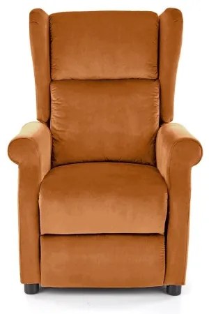 Polohovacie kreslo RELAXA hnedé