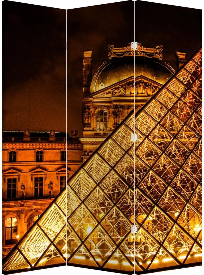 Paraván - Louvre v Paríži (126x170 cm)