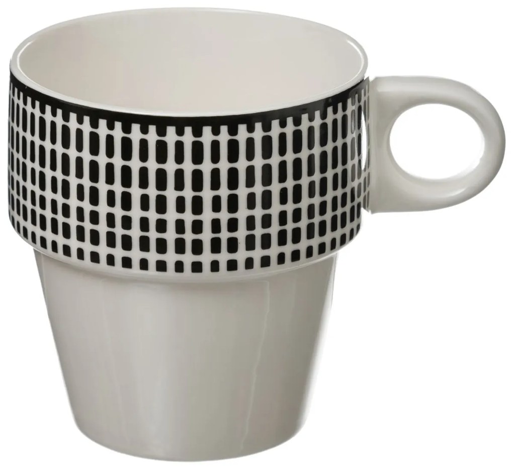 Porcelánový hrnček so stojanom Bohemia 260 ml sada 4ks