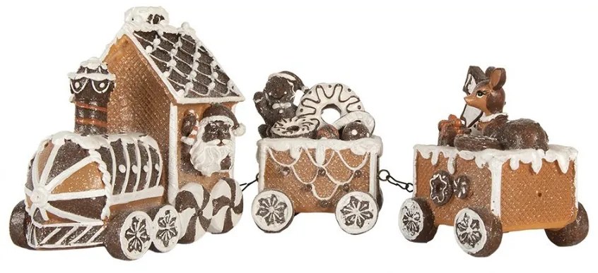 Christmas Decoration Christmas Tree 33x10x15 Cm Brown Plastic - 33*10*15 cm