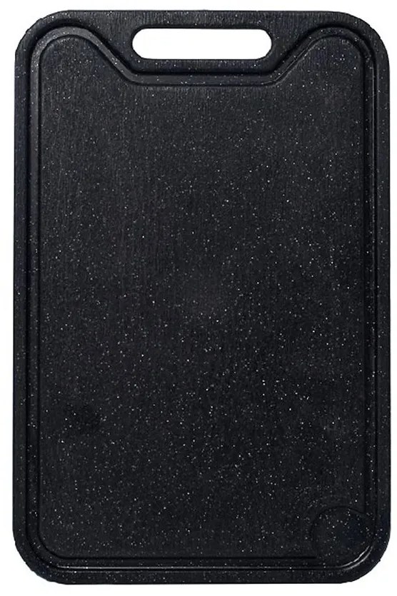 Doska na krájanie plastová  19x31 cm čierny vesmír