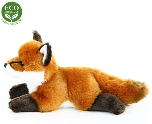 Rappa Plyšová líška ležiaca, 23 cm, ECO-FRIENDLY