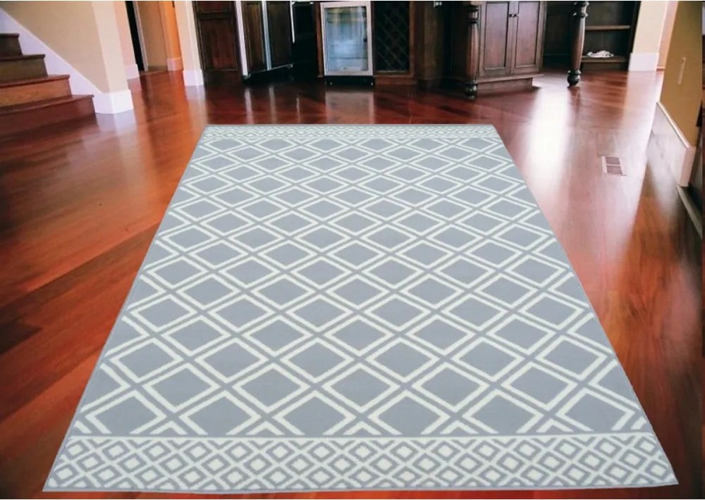 Kusový koberec PP Almeria sivý 120x170, Velikosti 120x170cm