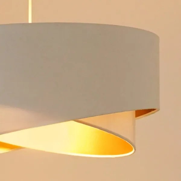 Brilagi - LED Luster na lanku LYRA 1xE27/15W/230V biela/zlatá