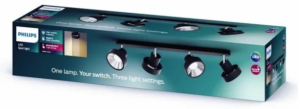 Philips 50604/30/P0 - LED Bodové svietidlo BUKKO 4xLED/4,3W/230V