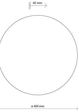 Nástenné svietidlo LUNA 4xG9/8W/230V pr. 40 cm šedá