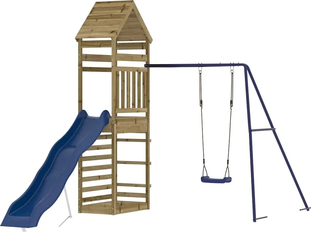 vidaXL Vonkajšia súprava na hranie impregnovaná borovica