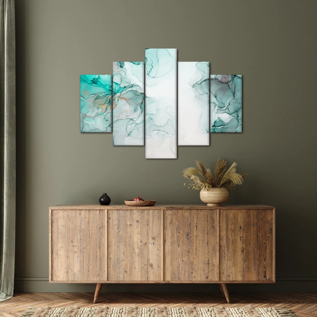 Obraz - Atramentová abstrakcia 2 (150x105 cm)