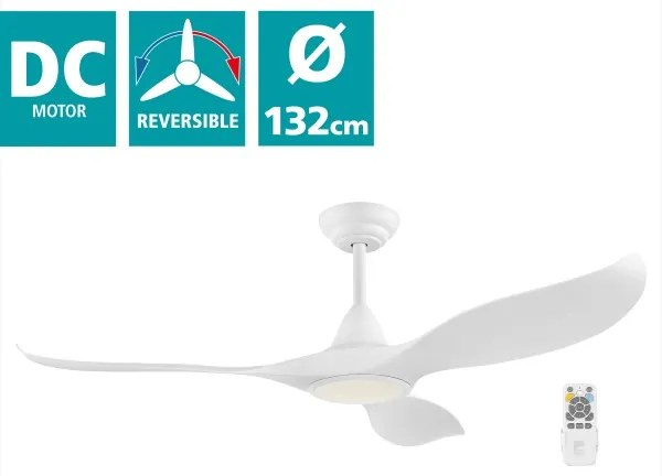 Eglo 35006 - LED Stropný ventilátor CIRALI LED/15W/230V + DO