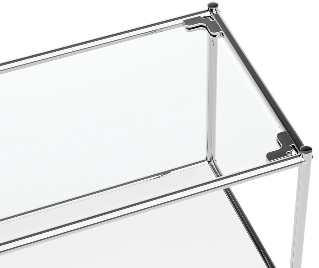 Kovová komoda »CN3« s 2 výklopnými priehradkami, biela