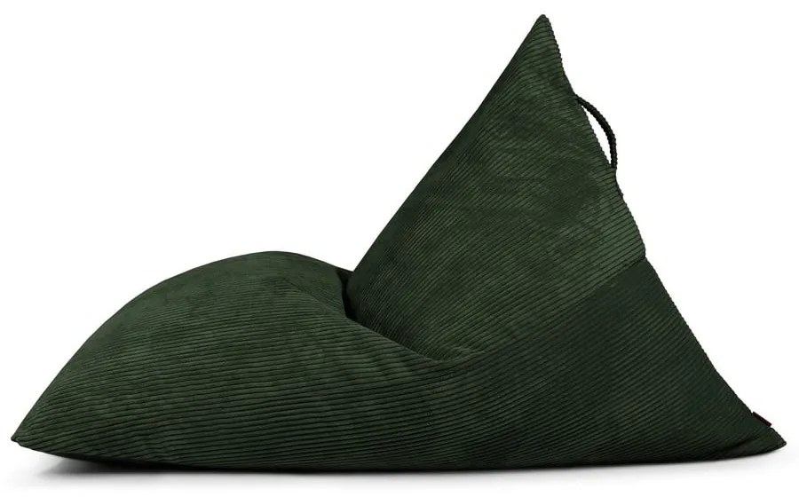 Zelený menčestrový sedací vak Razzmatazz – SLOWDOWN