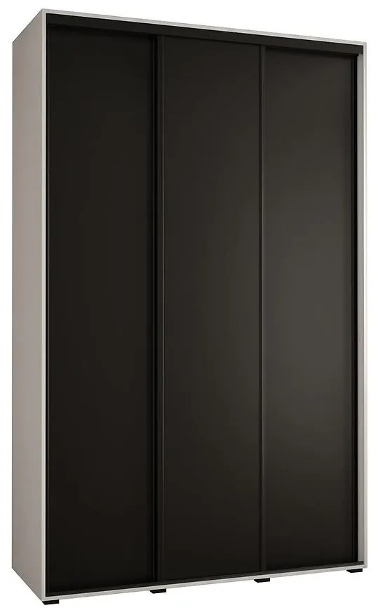 Skriňa 45 Canaris 1 160 biela/čierna/čierna