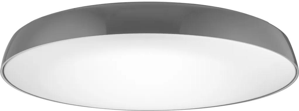 AZZARDO Prisadené stropné LED osvetlenie CORTONA 55, 50W, teplá biela, 55cm, okrúhle, šedé
