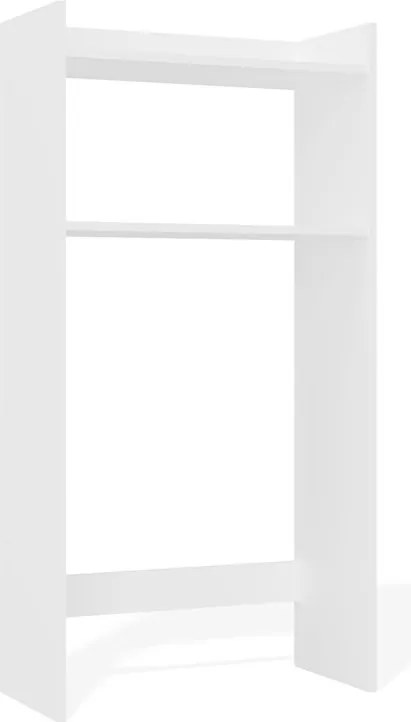 Kúpeľňový regál nad práčku NINA biely