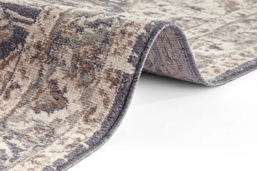 Hanse Home, Kusový koberec Terrain 105595 Sand Cream Blue, 240x340, béžová, obývacia izba