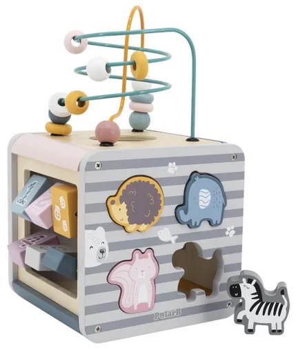 Edukačná kocka Viga 44030 PolarB s priestorovým bludiskom