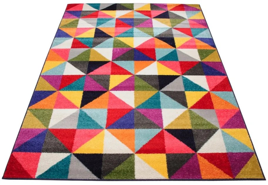 Farebný koberec s geometrickým vzorom Salsa Šírka: 80 cm | Dĺžka: 150 cm