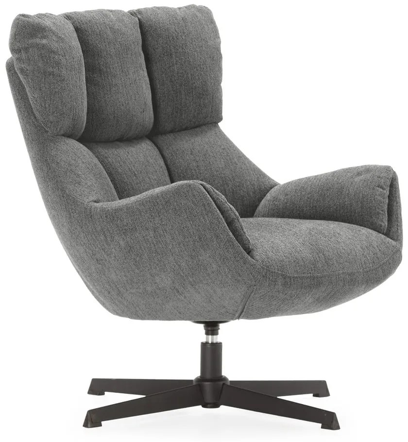 Sivé kreslo Odette – Marckeric