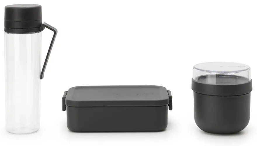 Desiatové boxy v súprave s fľašou 3 ks Make & Take – Brabantia