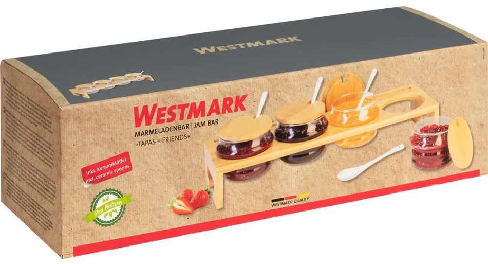 Westmark Stojanček na marmelády 4x 200 ml TAPAS and FRIENDS