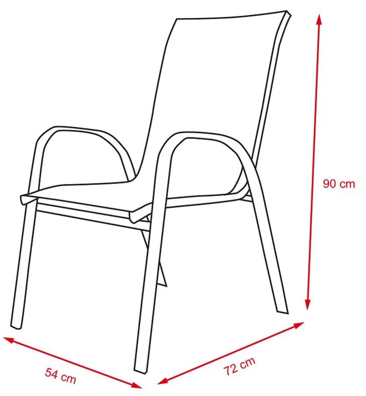 Set záhradného nábytku VIKING XXL +10x ALINA