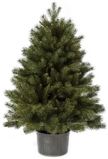 Vianočný stromček 3D Mini Borovica 60 cm v kvetináči
