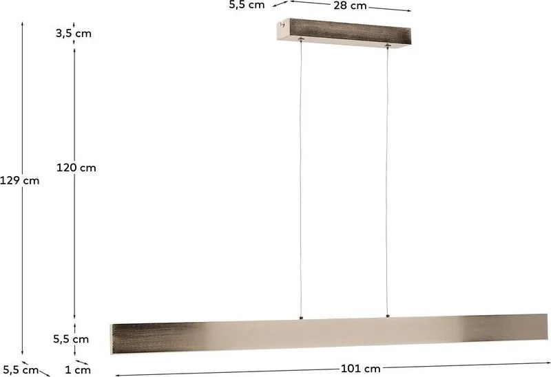 LED závesné svietidlo v striebornej farbe s kovovým tienidlom Boadella – Kave Home