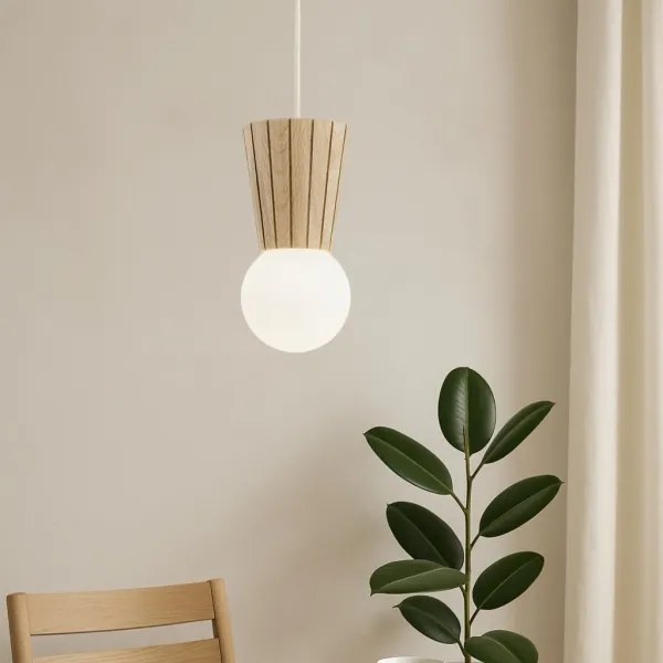 Argon 8951 - Kúpeľňový závesný luster na lanku VOLANTE 1xG9/6W/230V IP44 béžová