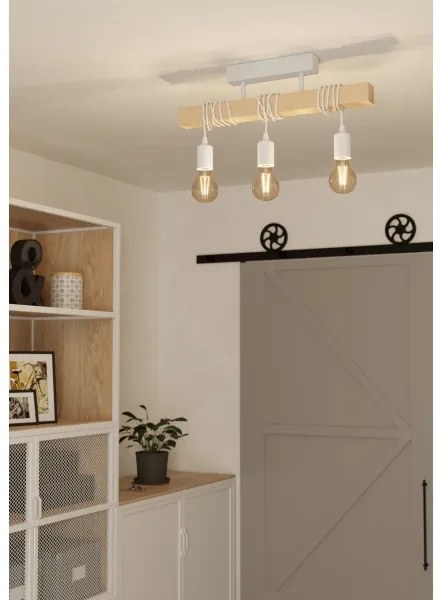 Eglo 44082 - Prisadený luster TOWNSHEND 3xE27/60W/230V