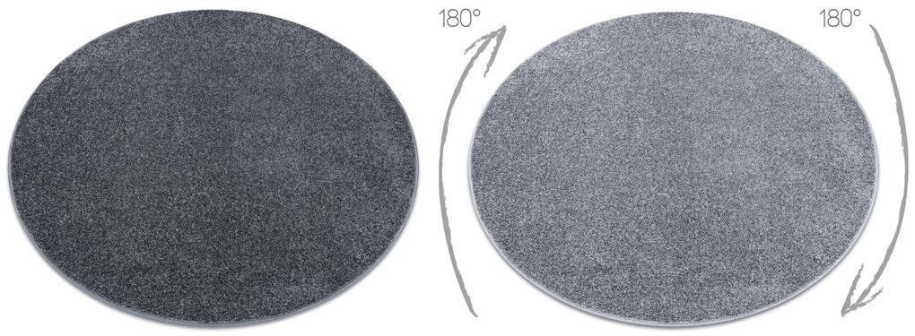 Okrúhly koberec SANTA FE 97 sivý