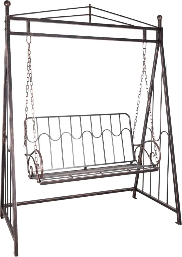 Zahradní houpačka TRES antická bronz