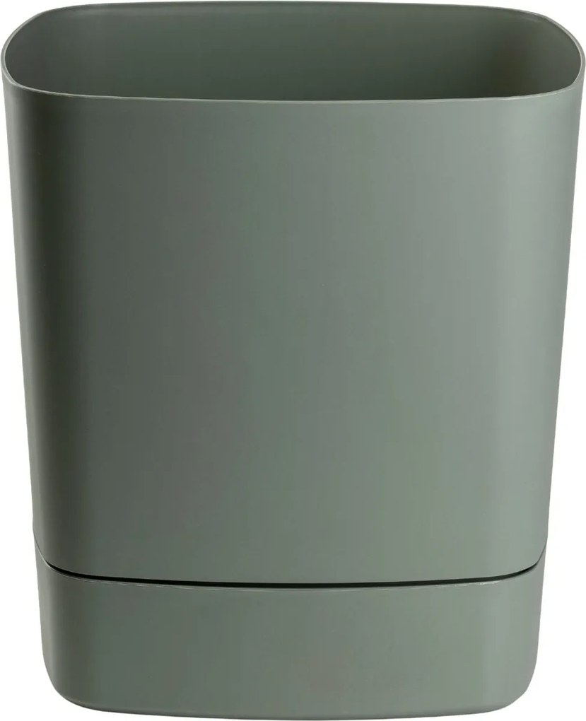 PLASTOVÝ KVETINÁČ CUBI 30X33 CM MÄTOVÁ