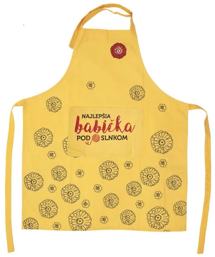 Kuchynská zástera NAJLEPŠIA BABIČKA