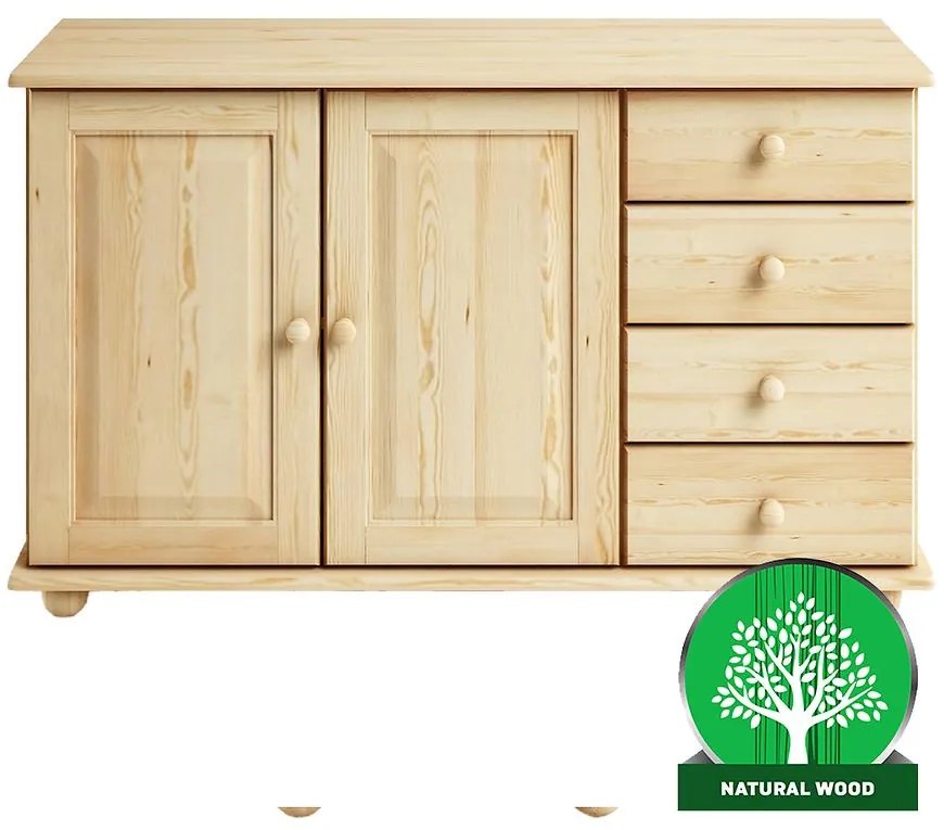 Komoda Borovica KD59 125x76x42