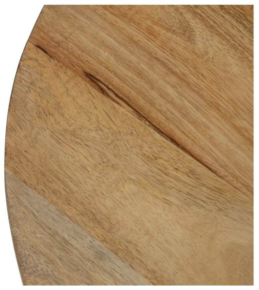 Okrúhly konferenčný stolík z mangového dreva v prírodnej farbe ø 60 cm Mao – Ixia