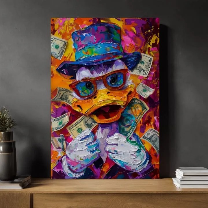 Obraz Money Duck | Talianske plátno