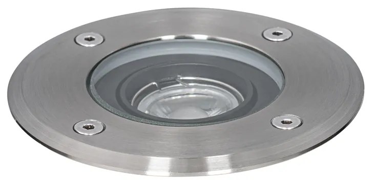 Moderné vonkajšie zemné bodové svetlo oceľ 35 mm nastaviteľné IP65 - Delux