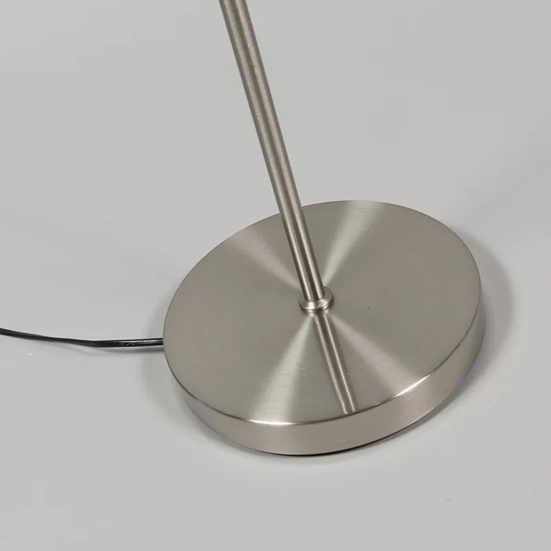 Moderná stojaca lampa oceľ vrátane LED - Eva