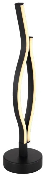 Globo 67206T - LED Stolná lampa GERONIMO LED/12W/230V čierna