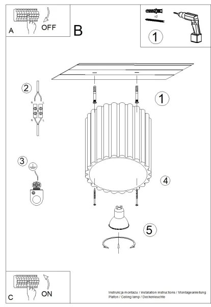 Sollux SL.1804 - Bodové svietidlo AURA 1xGU10/10W/230V 10 cm hnedé