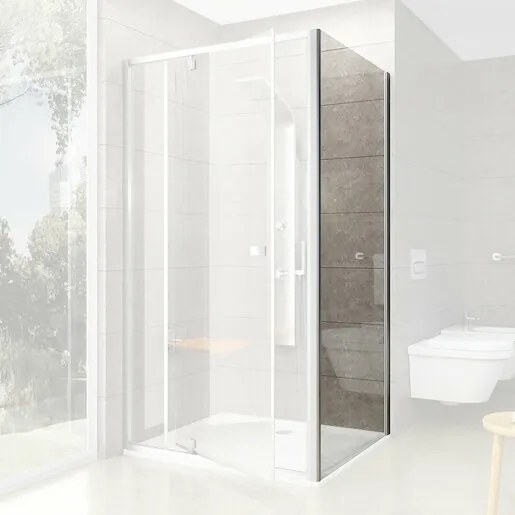 Ravak Pivot bočné zástena k sprchovacím dverám 90 cm 90g70u00z1 PPS90TS