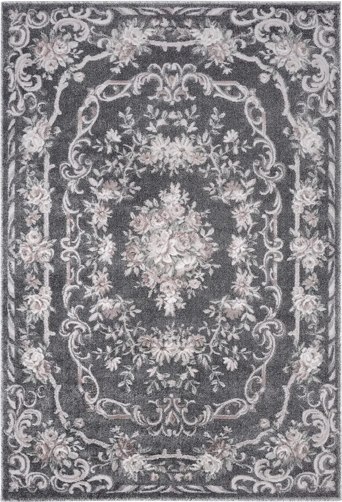 Nouristan - Hanse Home koberce Kusový koberec Provence 104628 Grey/Rose - 200x290 cm