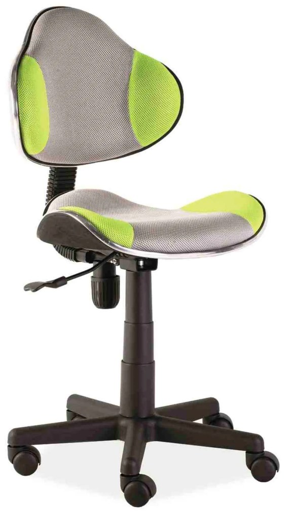Kancelárska stolička Eda - zelená/sivá