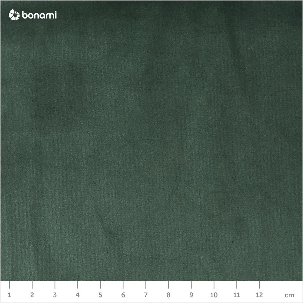 Zelené zamatové kreslo Dutchbone Bar