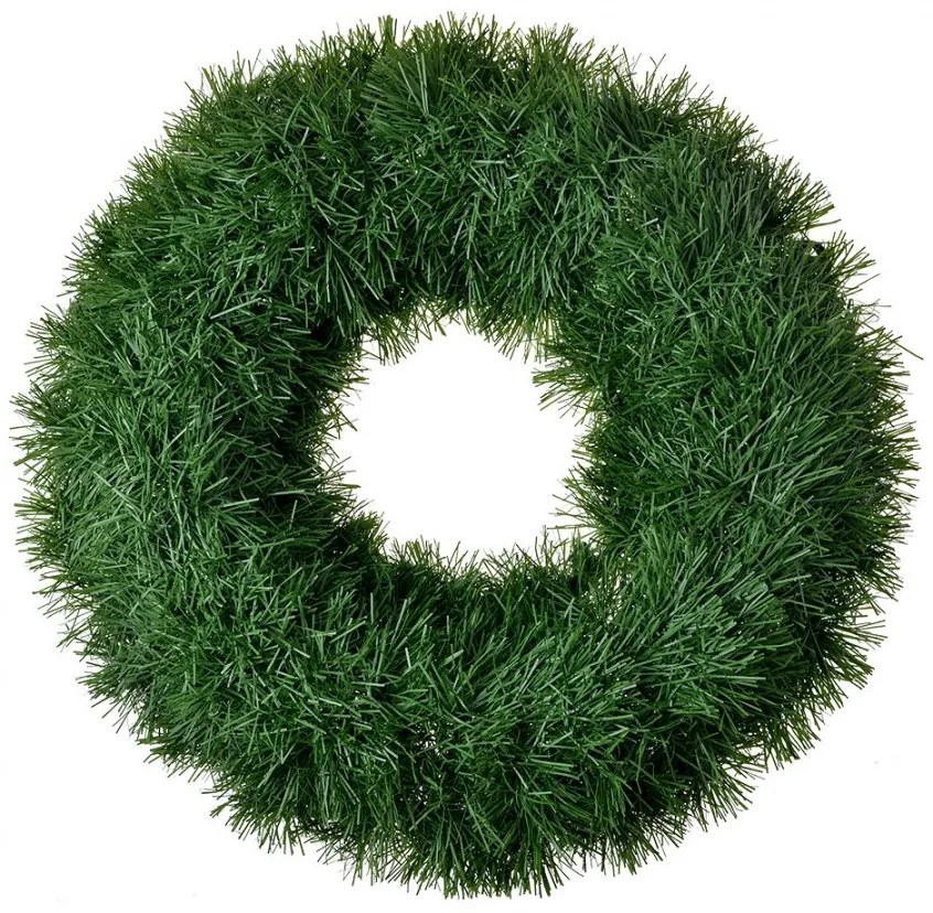 Vianočný zelený umelý veniec - Ø 40 cm