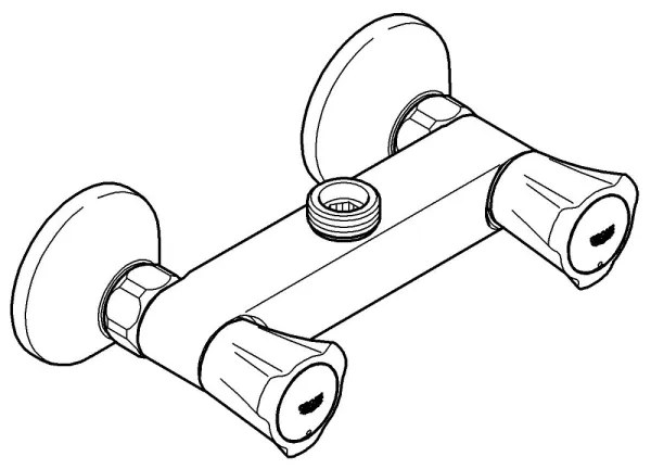 GROHE 26009001 - Sprchová batéria COSTA L DN 15 lesklý chróm