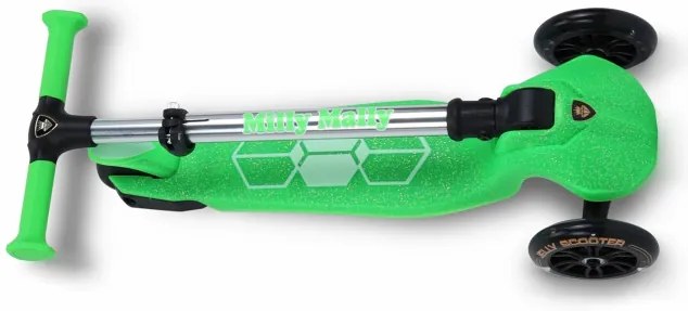 Kolobežka Jelly zelená
