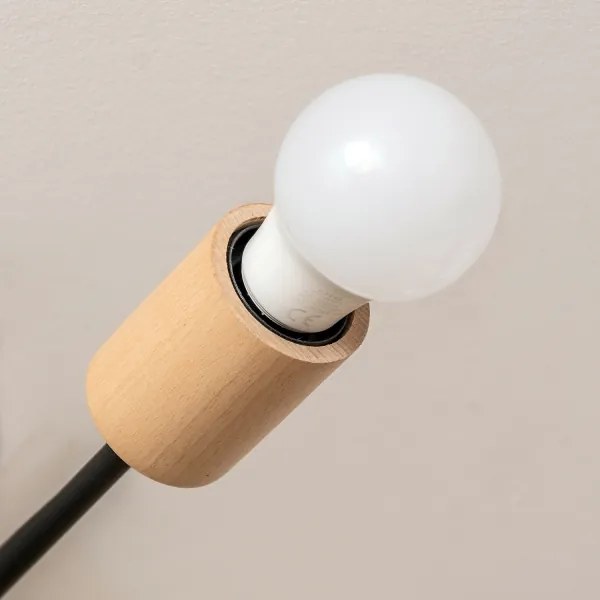 Prisadený luster CAMBRIDGE 4xE27/15W/230V borovica