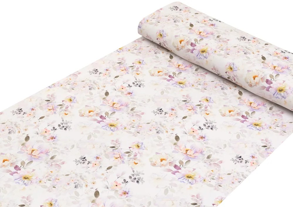 Biante Teflónové prestieranie na stôl TF-090 Plané ruže na bielom 30x40 cm